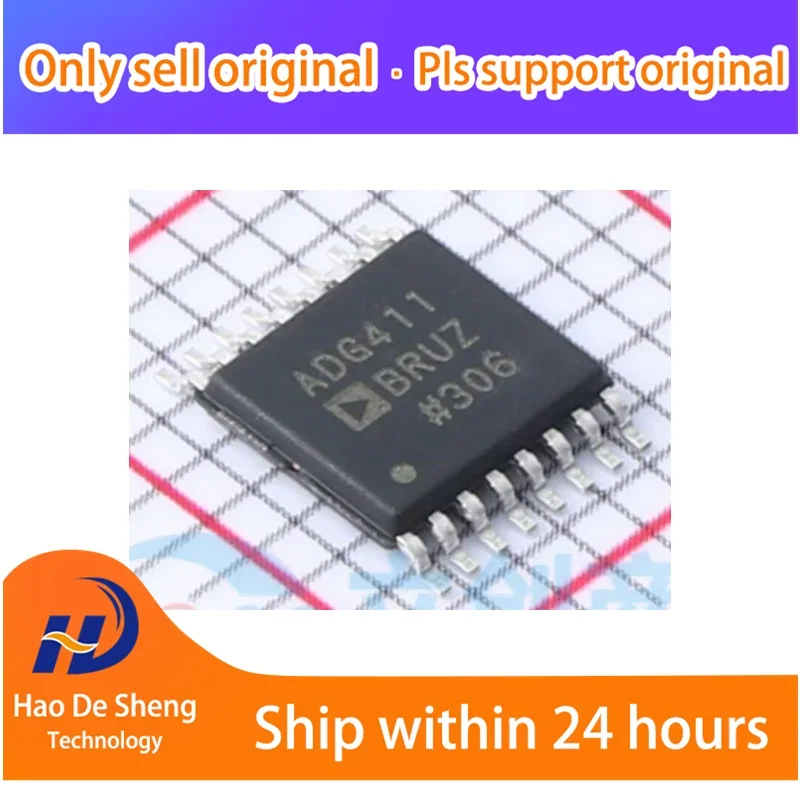 

10 шт./партия ADG411BRUZ TSSOP16 новая Оригинальная фотография