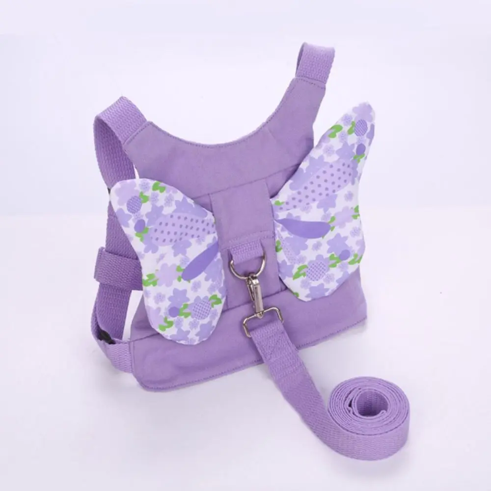 2-in-1 Design Anti-lost Walking Harness Retractable Wrist Link Strap Toddlers Leash Soft Material Spring Rope Toddler Harness