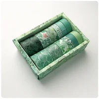 12 Rolls Washi Tape Set Creative DIY Handmade Decorative Tape Album Decorative Tape Gift Decorative Tape 6