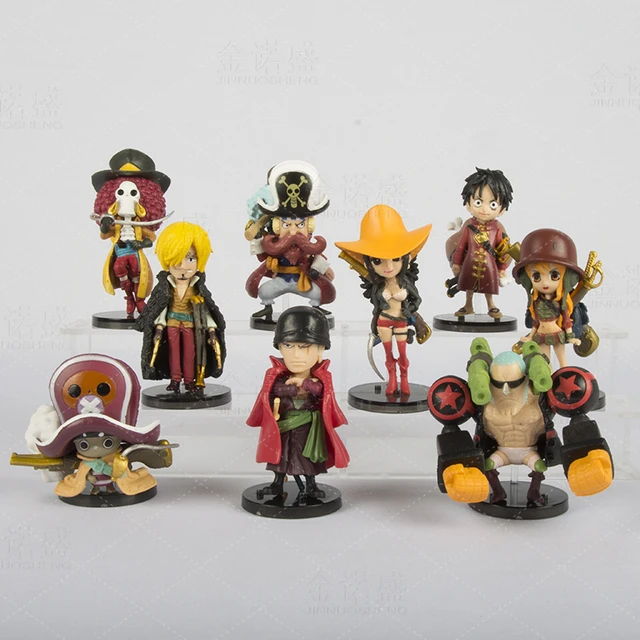 Figuras engraçadas de PVC de Nami Brook, One Piece, Luffy, Zoro, Sanji, OP,  Ás, Robin, Chopper, Usopp, Hancock, Sabo, Doflamingo, OP, 10cm - AliExpress