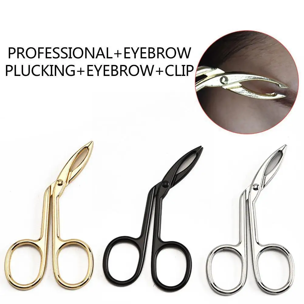 

Щипцы Sdotter для бровей, стальные плоскогубцы, клипсы, ножницы, пинцет, прямые инструменты для макияжа бровей, с заостренным концом, T1K