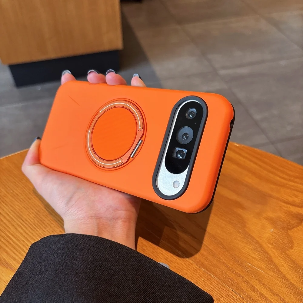 Luxury 360° Magnetic Metal Phone Case with Shockproof Stand Holder