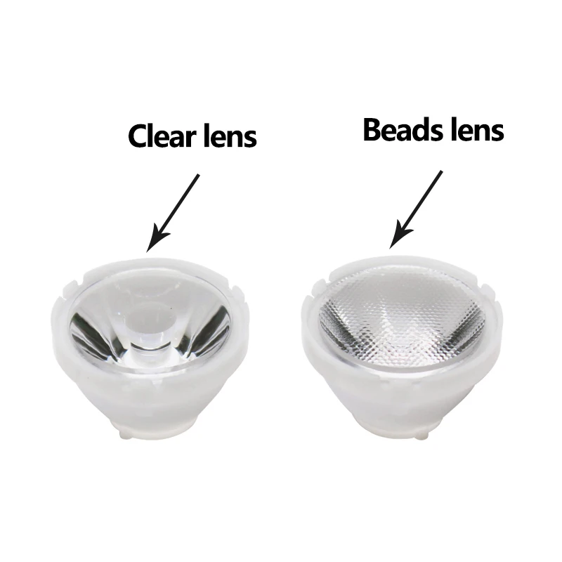 Фото 1 шт. CREE XML светодиодный XML2 светодиодный XHP50 LED Lens 21 мм белый держатель 10/25/45/60 градусов LED LENS/рефлекторный коллиматор №3