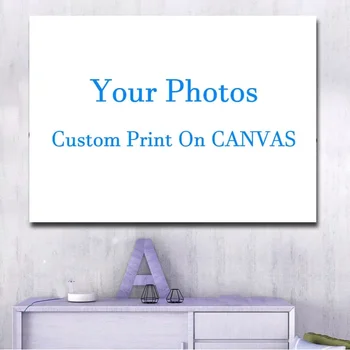 Pittura personalizzata su tela stampa HD personalizzata la tua immagine personalizzata Poster di arte della parete foto per la decorazione domestica del soggiorno