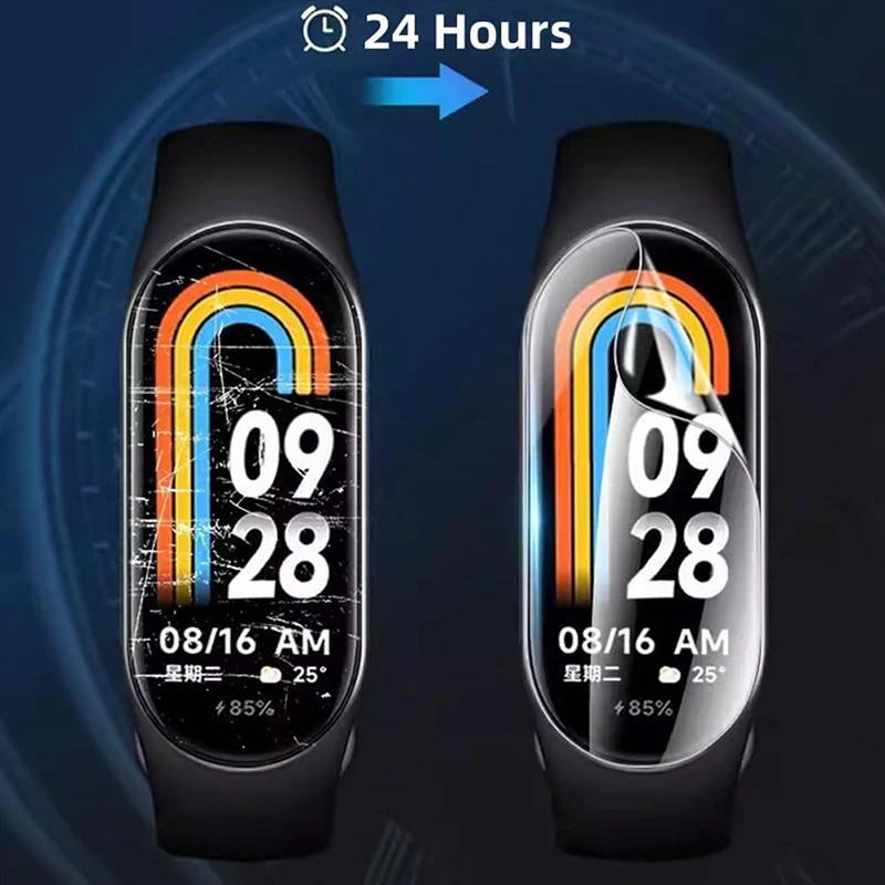 5/10 pezzi pellicola idrogel per Xiaomi Mi Band 10 9 protezione dello schermo pellicole protettive morbide per Miband10 Miband9 Smart Band accessori - immagine 6