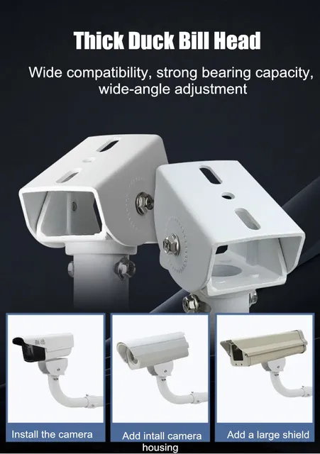 Soporte Universal para cámara de vigilancia CCTV, extensible para montaje  en pared, 17cm/25cm/30cm/40cm/50cm/60cm, Hikvision Dahua - AliExpress