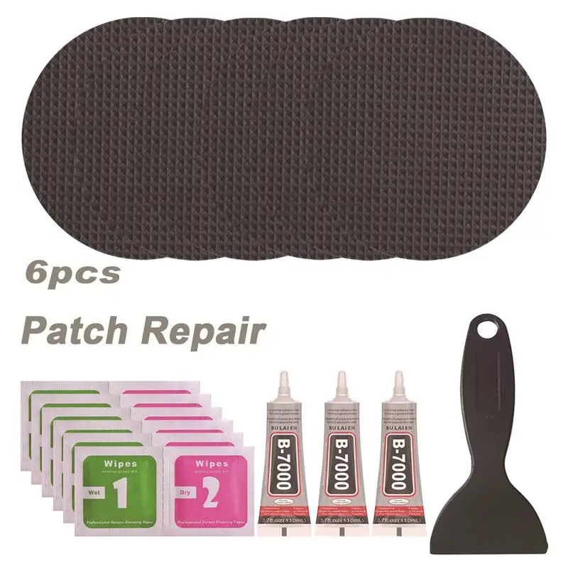 Trampoline Repair Kit 4 Inch Round Tent Waterproof Patch Fixing Kit Repair Mat Complete Set