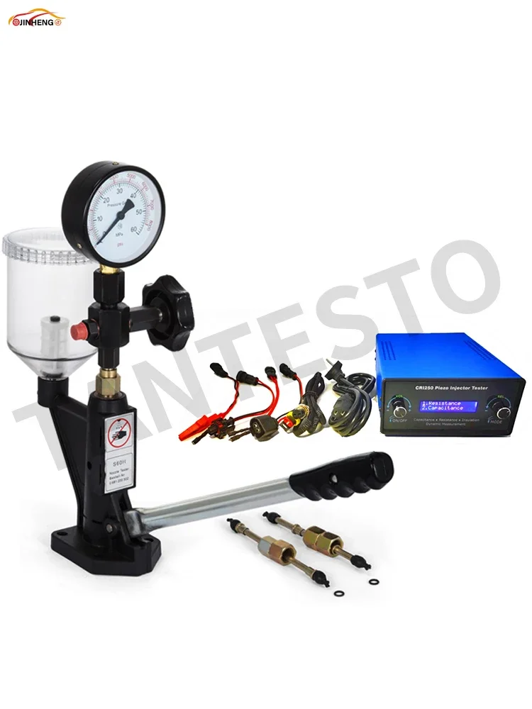 AM-CRI250 Diesel CRIN Piezo Injector Pulse Simulator AHE Stroke Travel Tester for Bosch Simens auto diagnostic scanner fuel injection simulator