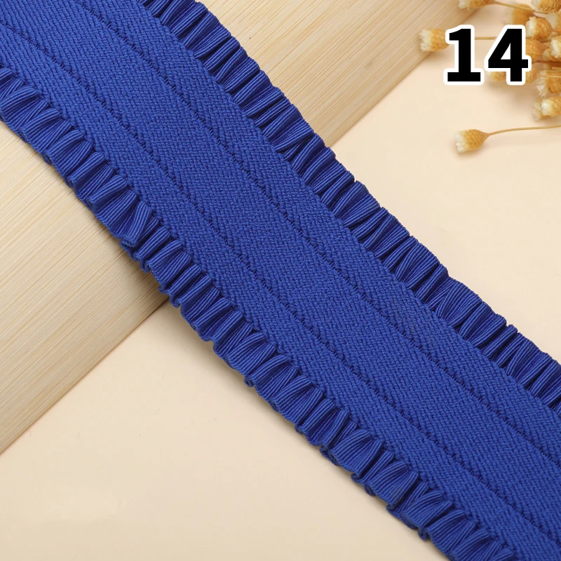 1m Wave Elastic Band for Sewing Trousers Skirt Belt Rubber Bands Ribbon Clothes Waistband Tape DIY Accessories 5cm Width