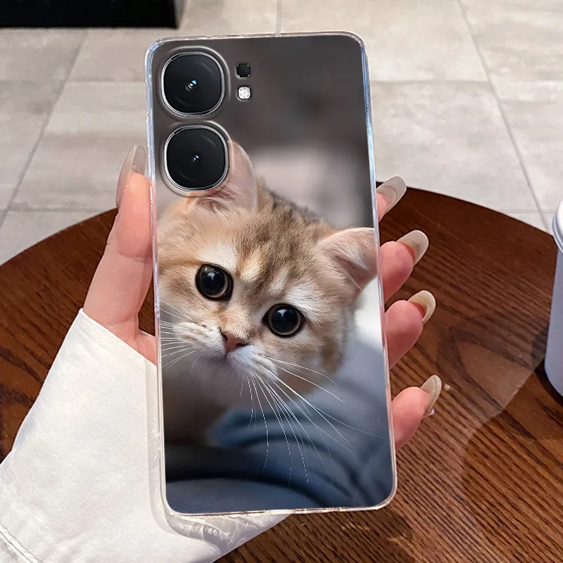 Clear Silicone Soft TPU Back Cover for Vivo IQOO Neo9 Series