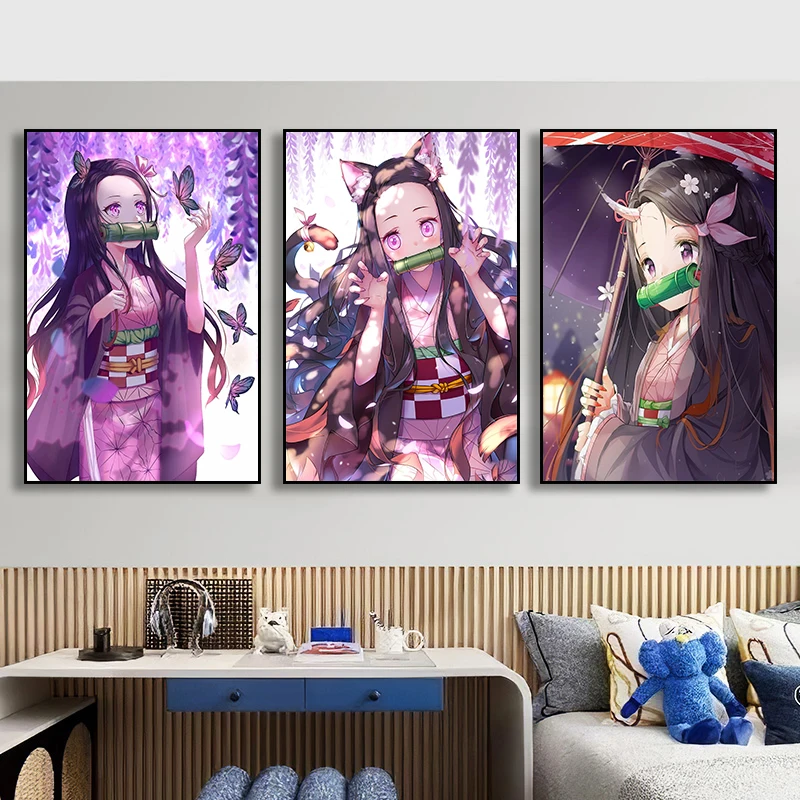 Japanesn Super Popular Anime Kimetsu No Yaiba Jump Manga Demon Slayer Role  Poster By Number Diy on Canvas HandPainted Coloring - AliExpress