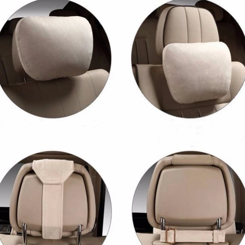 

Car Headrest Neck Support Seat lumbar support For Maybach Design S Class Soft Universal Adjustable Car Neck Pillow Waist pillow