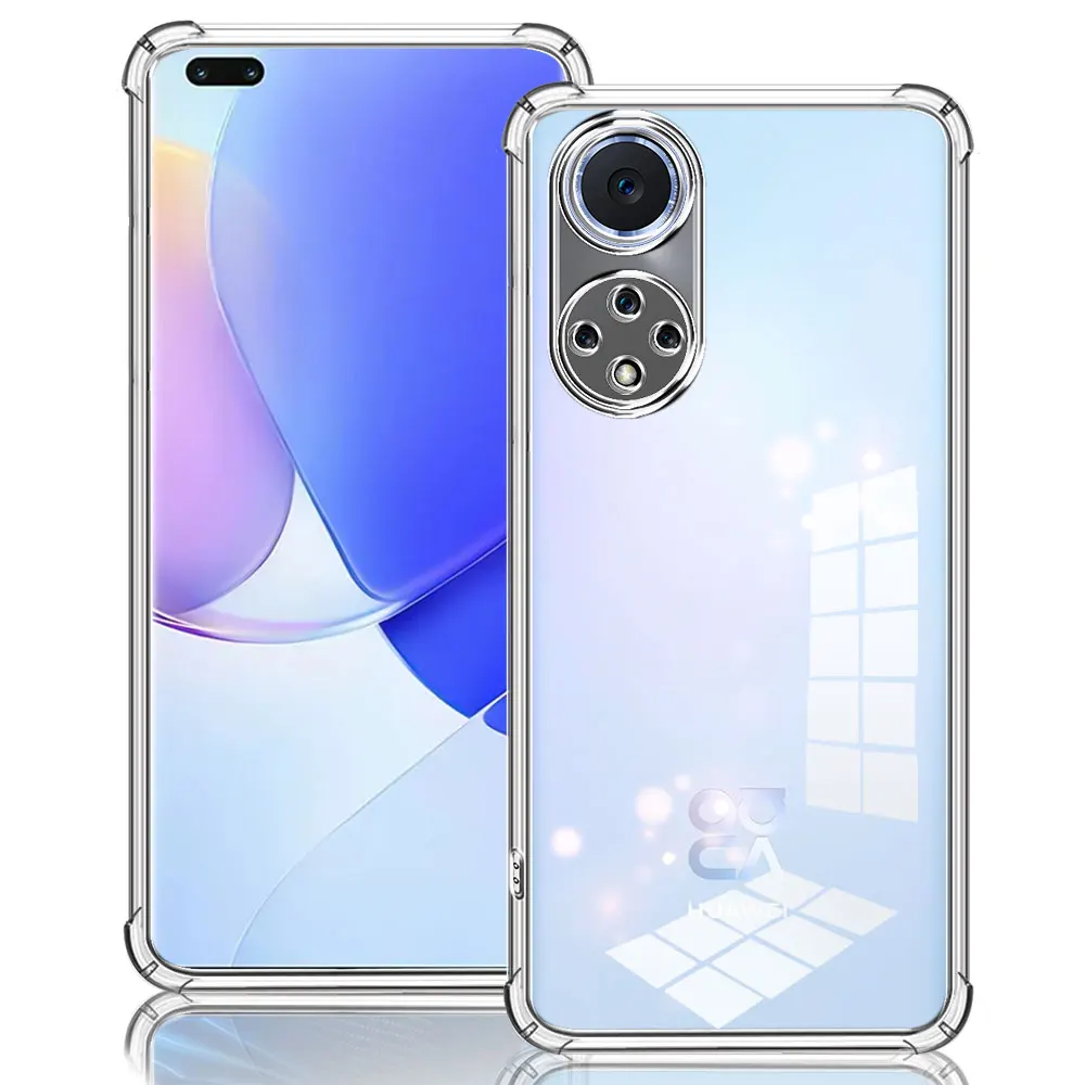Shockproof TPU Clear Silicone Phone Case with Airbag Protection - Soft and Durable Back Cover