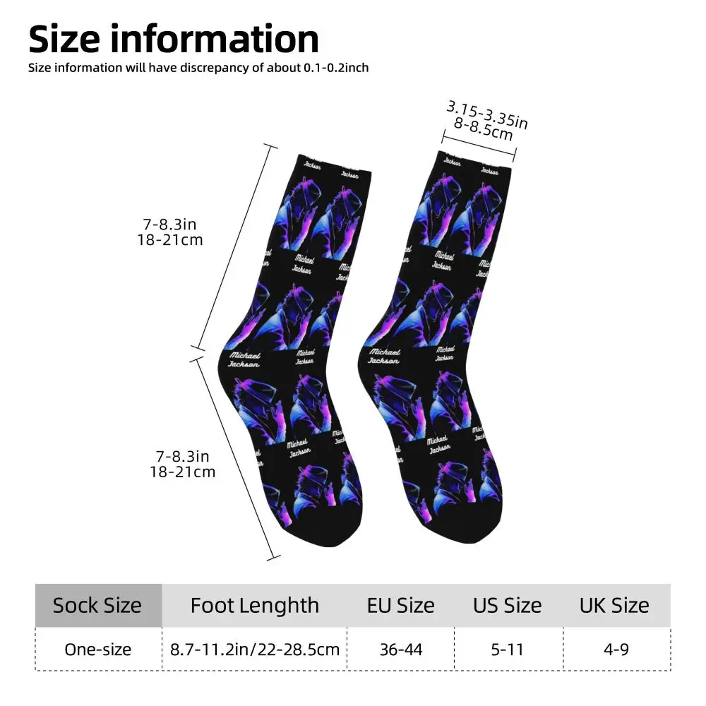 Michael 1984 Grammys Jackson Pop Art Portrait Socks Harajuku Stockings All Season Long Socks Accessories for Unisex Gifts