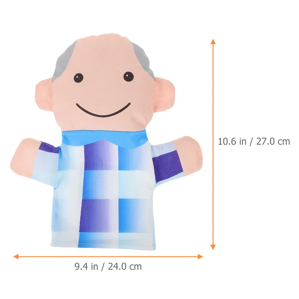 가족 구성원 손 인형 유연한 교육용 스토리텔링 역할극 빌딩 인형 어린이를 위한 창의적인 생일 선물 소녀들을 위한