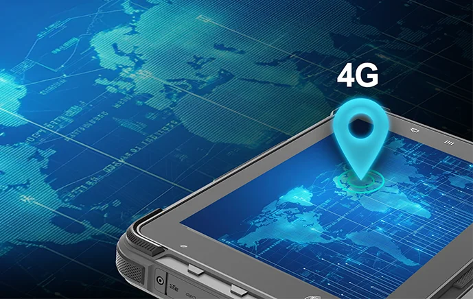 7인치 러기드 광산용 차량 태블릿 (4개의 AHD 카메라 입력, CAN 버스, GNSS, 4G 외부 안테나 옵션, 중장비 안전 기능 포함)