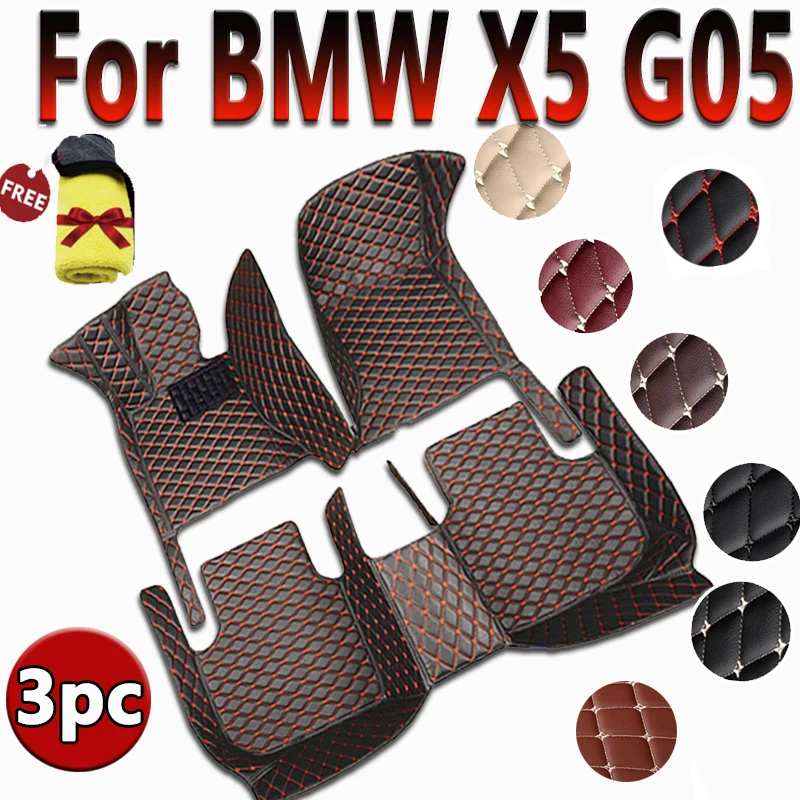 

Автомобильные коврики для BMW X5 G05 2019 ~ 2022, ковер, кожаный коврик, роскошный прочный коврик, полный комплект, автозапчасти, автомобильные аксессуары