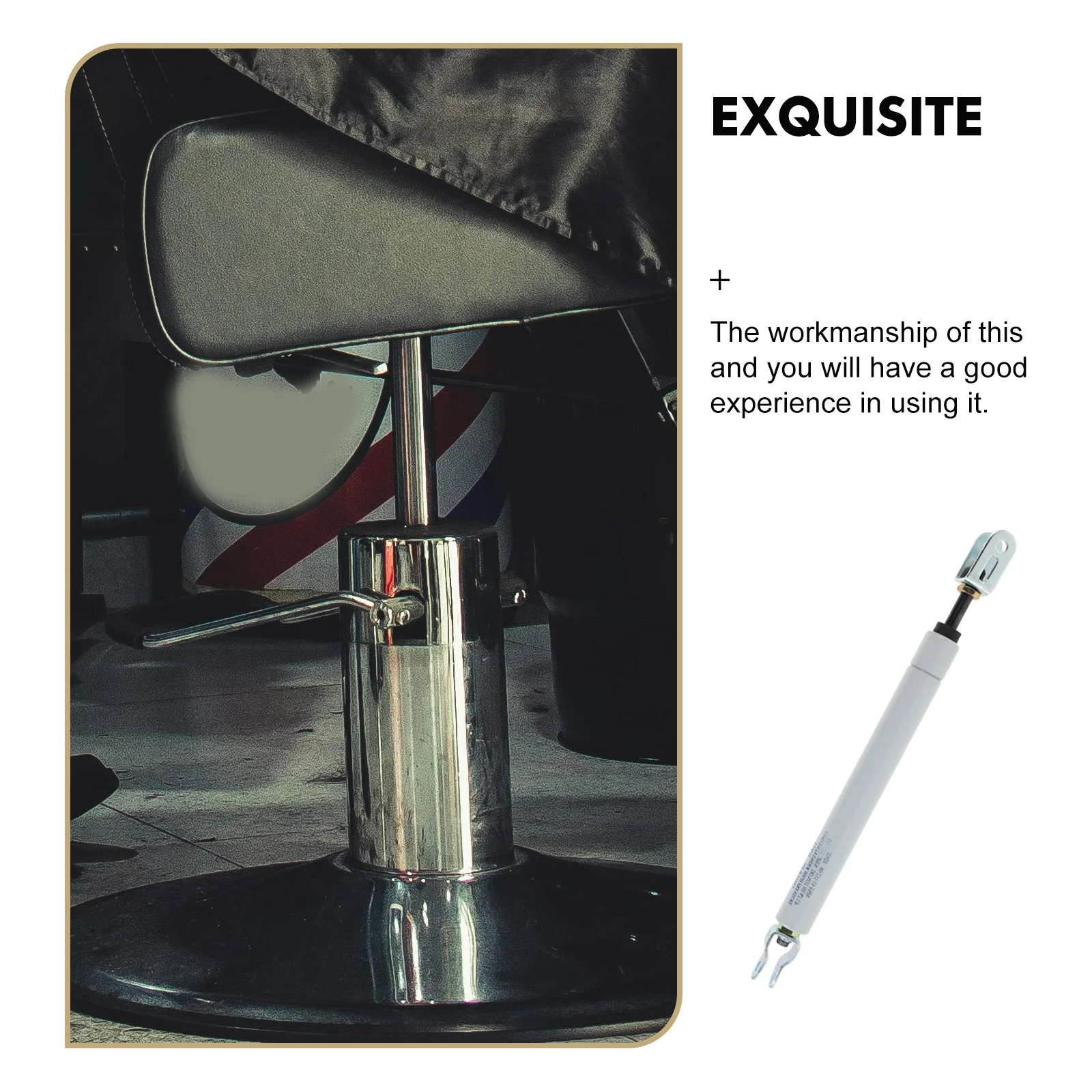 Adjustable Height Iron Gas Spring Mounting Rod Salon Chair Pump Barber Chair Air Bar Office Replacement Parts Massage
