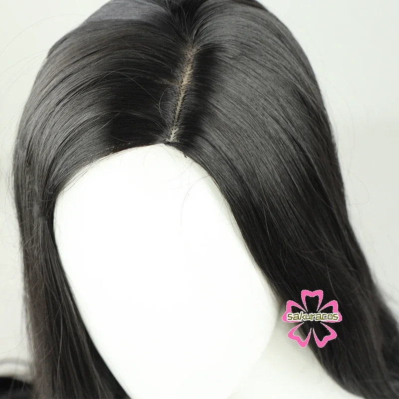 Encanto Isabela Cosplay parrucca 100cm 39 nero lungo capelli