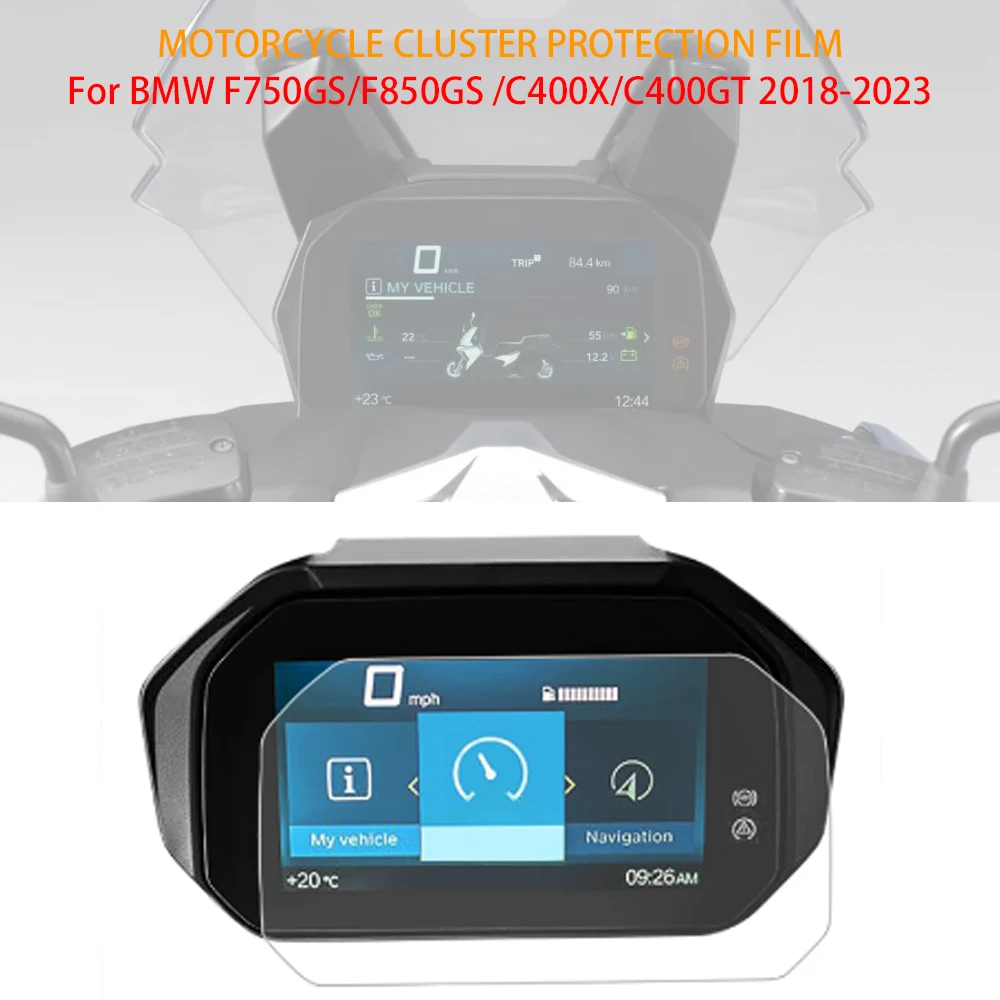 Instrument Protective Film Dashboard Screen Protection For BMW F750GS F850GS F750 F850 GS C400X C400GT C400 X GT 2018-2023