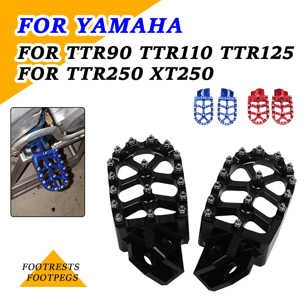Per Yamaha Xt 250 Ttr 90 Ttr 110 125 Xt250 Ttr90 Ttr110 Ttr125 Ttr250 Accessori Poggiapiedi Poggiapiedi Poggiapiedi Pedane Pedali