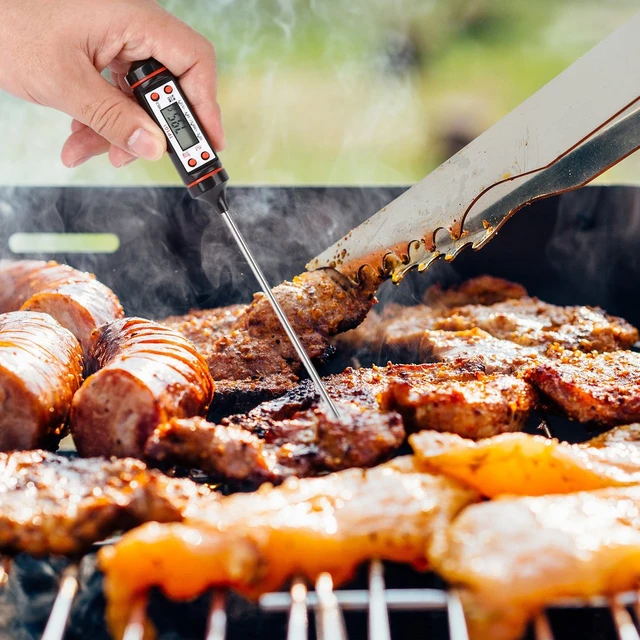 Neue BBQ Küche Digital Thermometer Lebensmittel Fleisch Kuchen Candy Grill  Hause Kochen Thermometer Ofen Messgerät Lebensmittel Meter - AliExpress