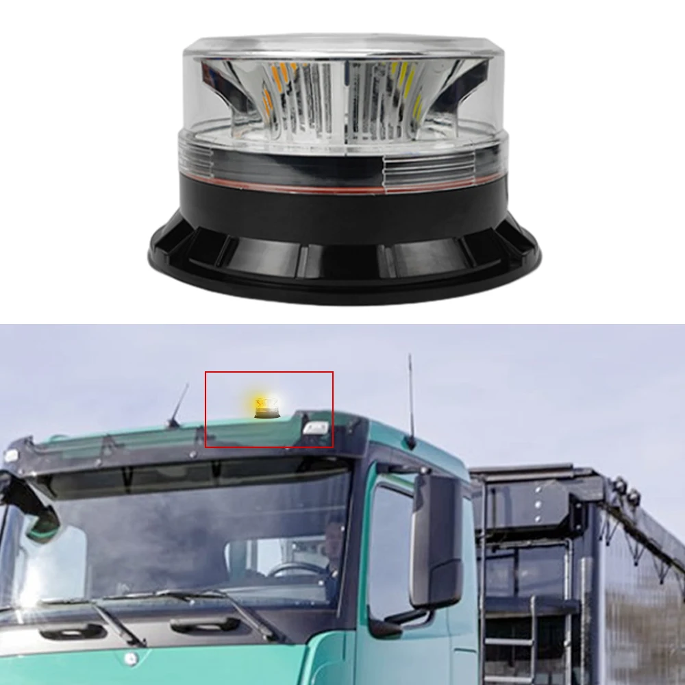 

Автомобильный Стробоскоп с магнитной основой, освещение на крыше автомобиля с 36 светодиодами, лампа освещения, 12 В, 24 В, автомобильный безопасный маячок, лампа, автомобильные аксессуары