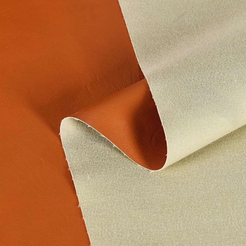 Matte PU Soft Leather Fabric for Sewing Motorcycle Jackets by Half Meter