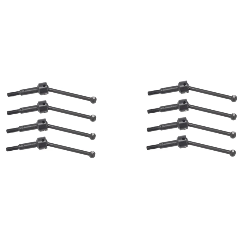 8Pcs Albero Di Trasmissione In Metallo Cvd 53792 (39Mm) Per Tamiya Tt-01 Tt-02 Tt01 Tt02 Xv-01 Ta01 Ta04 1/10 Rc Parti Di Aggiornamento Per Auto