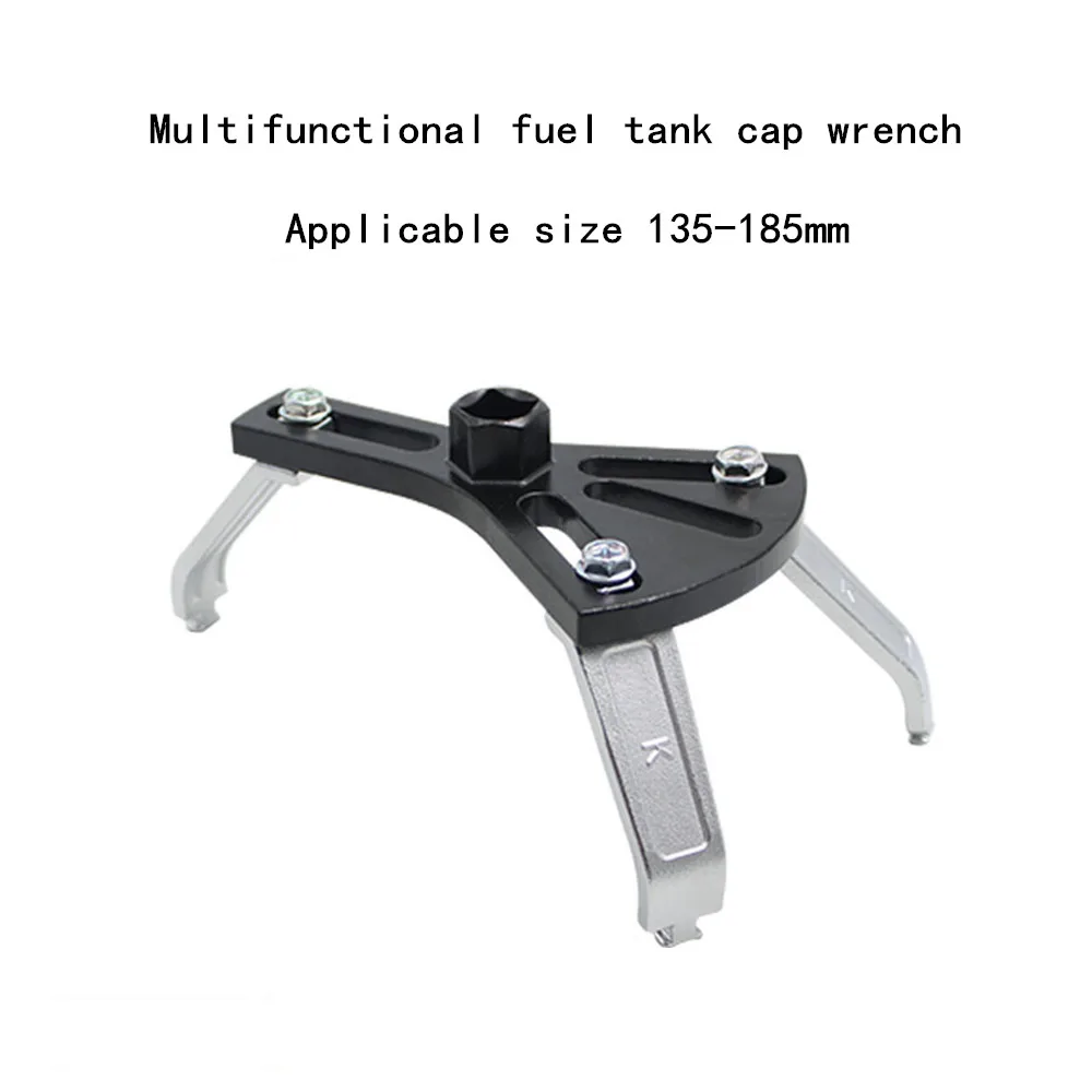

Universal Fuel Pump Removal Tool Size 5.31" to 7.17" Adjustable Lock Ring Spanner Symmetrical 5/7 Holes Fuel Tank Lid