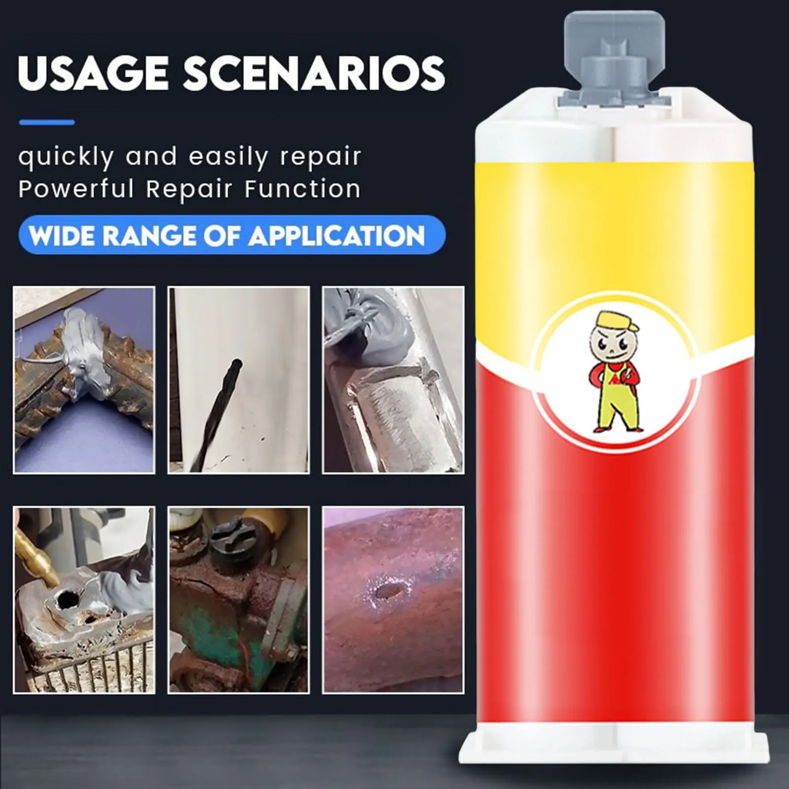 Weld Metal Industrial Repair Paste Cold Weld Metal Repair Paste