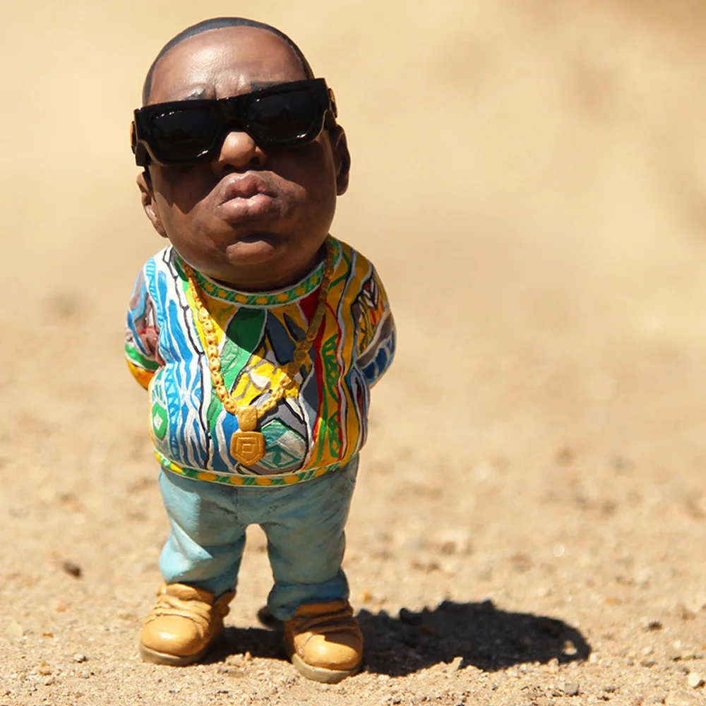Creative World Famous People Statue Music Singer Hip Hop Rapper The Notorious B.I.G  Hypnotiz Figure Model Toys Gift Collection 4