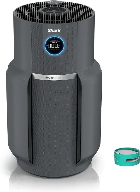 

Shark HP301 NeverChange Air Purifier MAX, 5-year filter, save $300+ in filter replacements, Whole Home, 1300 sq. ft., Odor Neutr