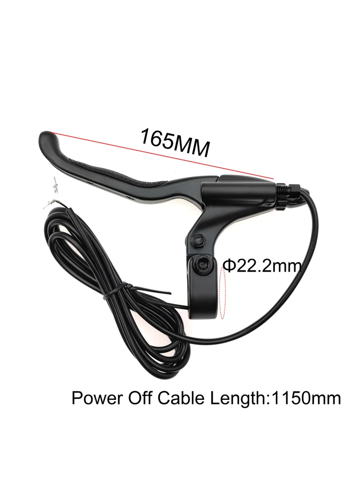 Leve Freno Bici, 1 Paio Leva Freno, Leve Freno Biciclette 2 Fili Sinistra e Destra E Bike Biciclette Parti di Ricambio Leva Freno Elettrica Set Leva Freno Elettronica Accessori