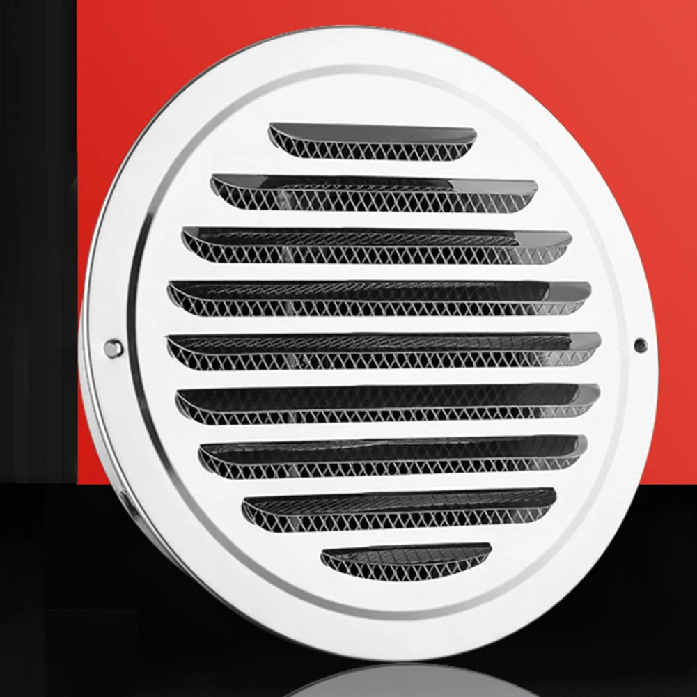 70-300mm Round Stainless Steel Exterior Wall Air Vent Grille Duct Home Office Air Vent Accessories Insect Protection air vent grille ventilation grille air vent cover