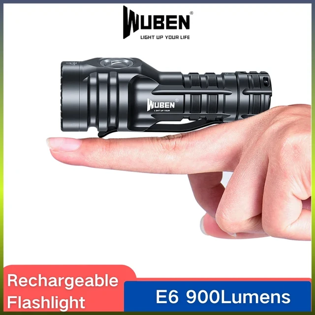 WUBEN C3 LED Flashlight Type-C Rechargeable High-powerful Troch Light  1200LM With Battery Waterproof Camping Lantern