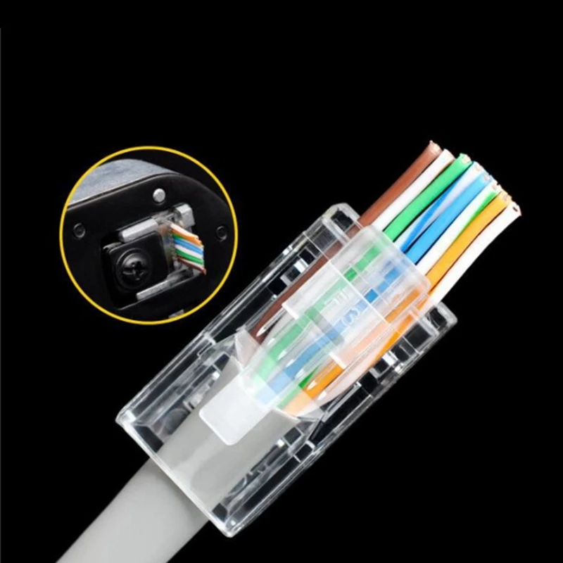 -100 Rj45  Ȧ 8P8C õ Cat6 īװ 6   ũŻ ÷ Ʈũ ⷯ ÷