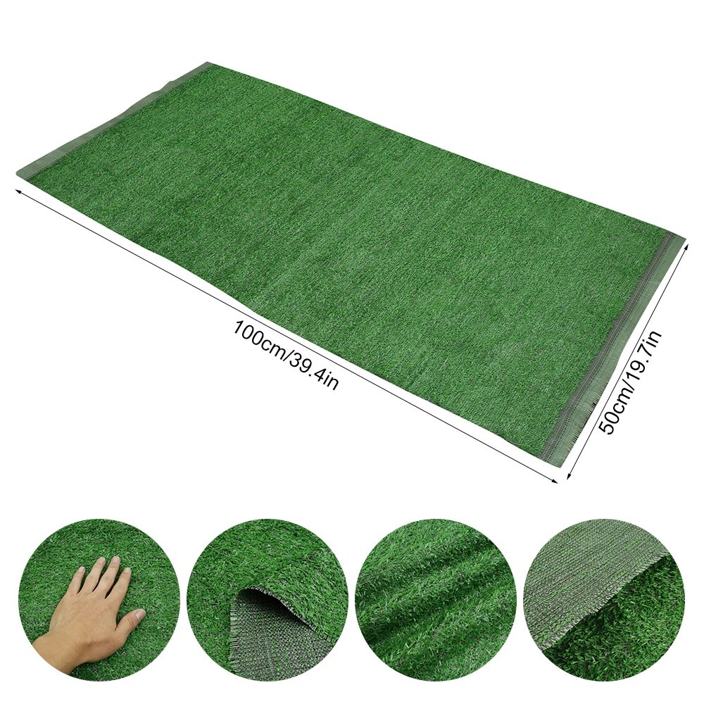 דשא מלאכותי דשא מלאכותי 1 ס "מ גובה הדשא בצפיפות גבוהה ריאליסטי שטיח דשא סינטטי גינה קישוט טבעי שטיח דשא מזויף