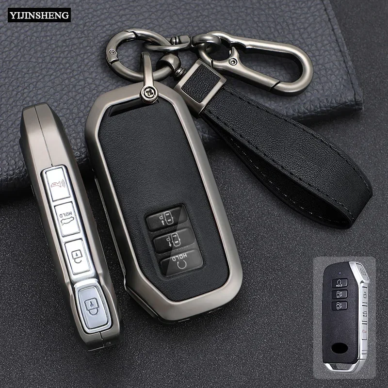 Montague Key Fob Cover For KIA With Leather Keychain, Premium TPU Key Case Shell For - View #9