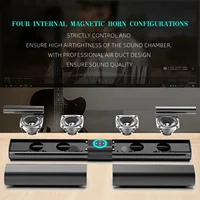 HOMEFISH BS-20  RGB Ambient Light Bluetooth Speaker 6 EQ Sound Effects 4 Speakers Supports TF, USB, AUX, RCA, Bluetooth, FM - Image 5