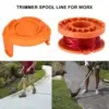 Trimmer Spool Line For Worx Replacement Grass Trimmer Line Spool Set For Worx Weed Eater 10FT/ 3.1M Weed Eater Edger Line String 5