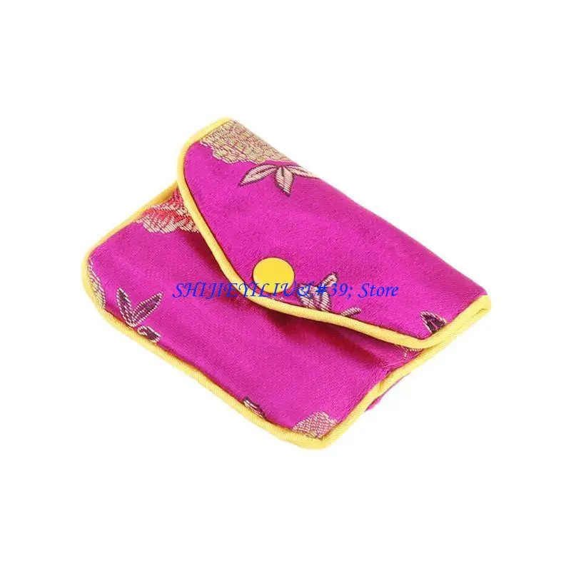 E21F Chinesische Stickbeutel Premium Schmuck Beutel Seidenrolle Wickel Geschenktüten für Party – Detail 10