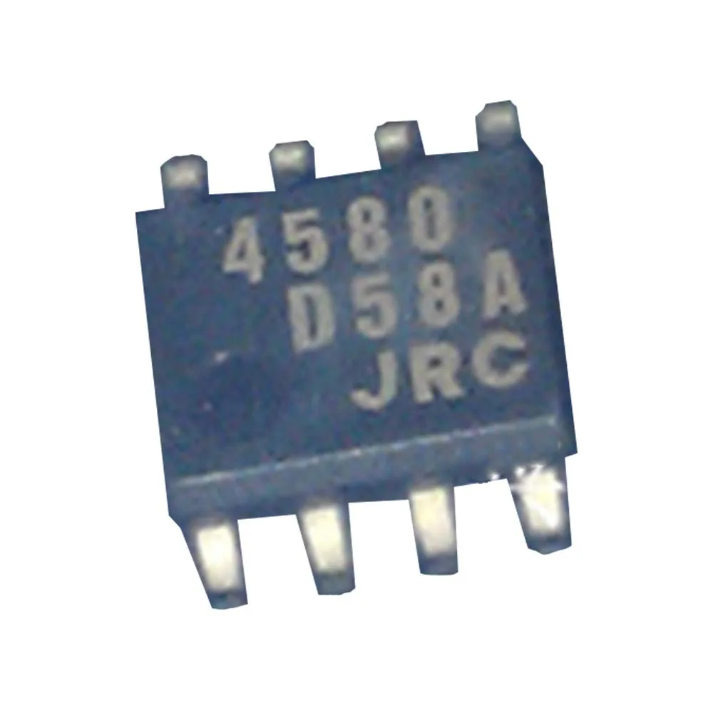 

10pcs/lot NJM4580M NJM4580E NJM4580 4580M SOP-8 In Stock