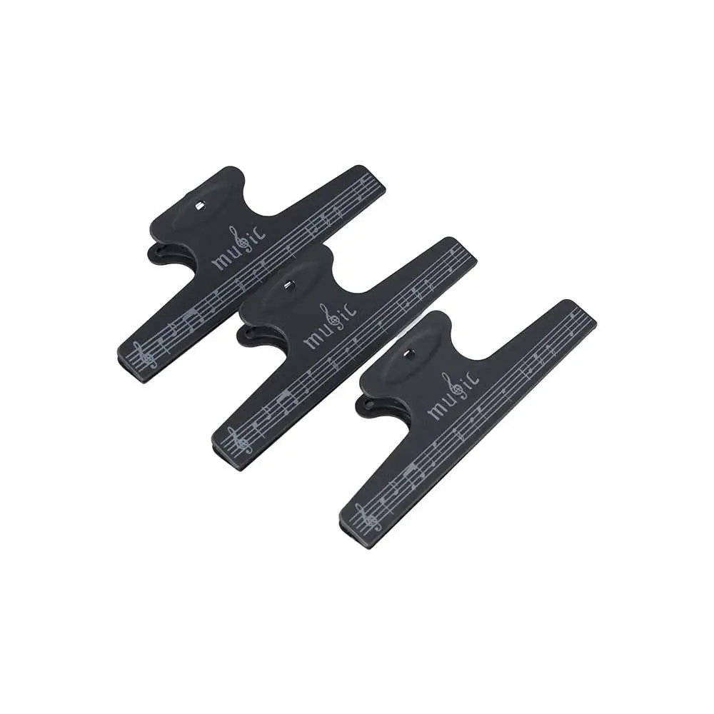Stationery Musical Instrument Guitar Black Piano Violin Sheet Music Clip Music Score Clips Note Paper Clips Sheet Holder