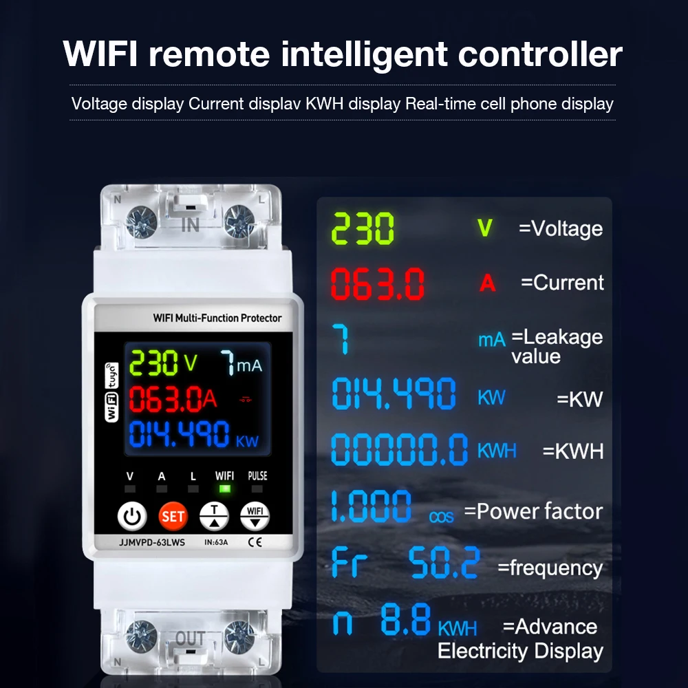 Tuya Intelligent Circuit Breaker Automatic Reclosure Protector