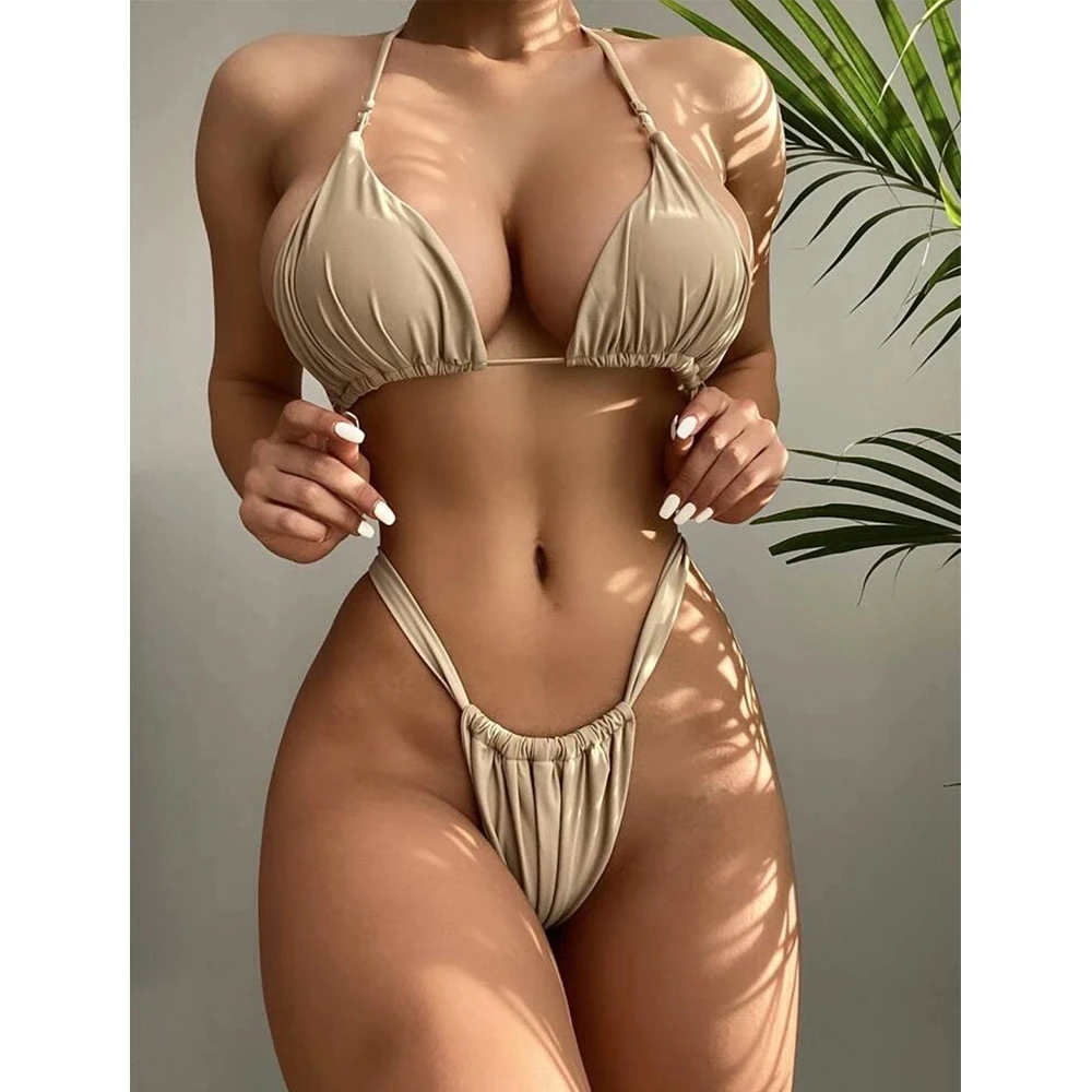Sexy Brazilian Bikini Swimsuit Women Push Up Swimwear Two Piece Bra Thong  Bathing Suit Sensual Female Lingerie Porn Underwear| | - AliExpress