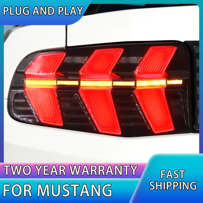 

Задняя фара для Ford Mustang, задний фонарь 2010-2012, светодиодная фара для вождения, стоп, задний и поворотный сигнал, Автомобильный задний фонарь в сборе