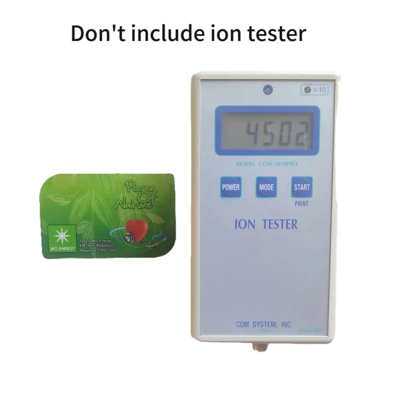 10pcs/lot 1mm Card Energy Card 4000-5000cc ions scalar pendant card neg ions card