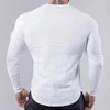 Men Running Slim Fit T-shirt Long sleeves Sports Tees Gym Fitness Sweatshirt Male Jogging Tracksuit Cotton Athletic Shirt Tops 4