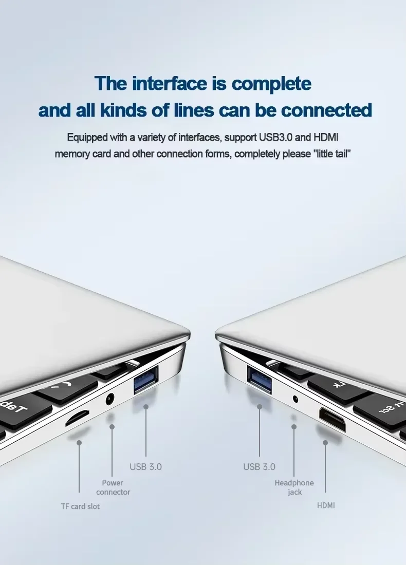 14.1 inch Laptops Intel Core i7 7500U Windows 11 Gaming Laptop